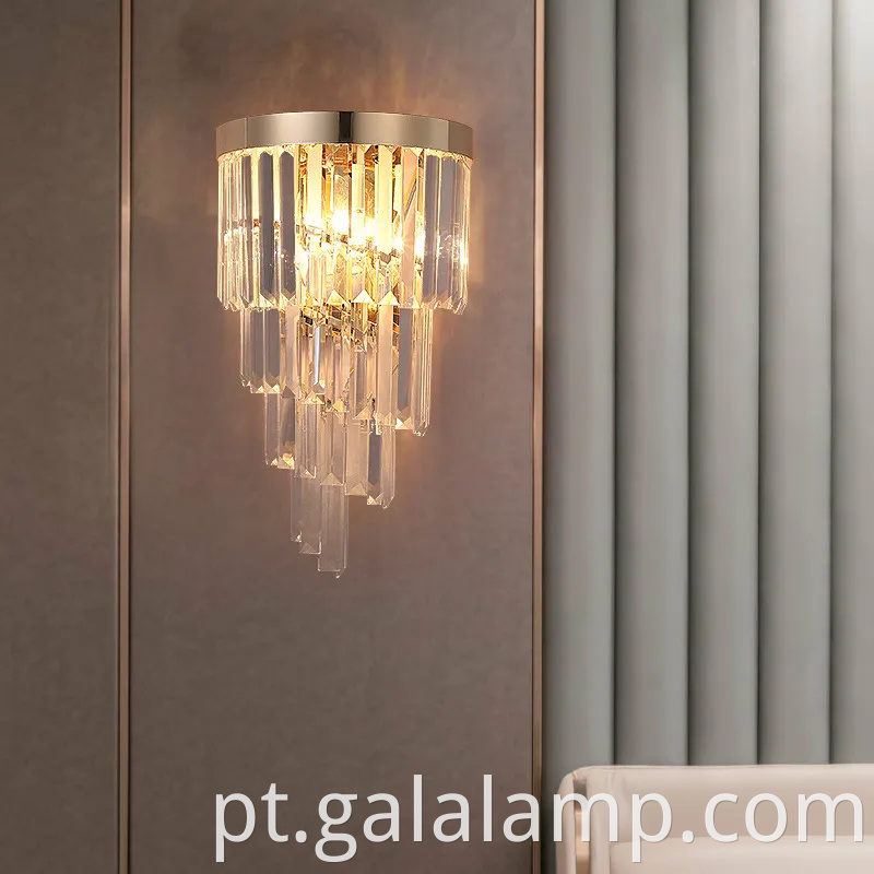 O elegante lustre de cristal nórdico para decoração de quarto luxuoso